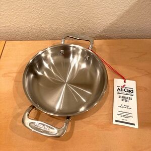 New All-Clad 6" Stainless Steel Mini Gratin Pan